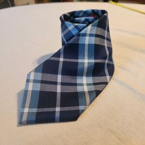 Chaps Classic Blue Plaid Men's Tie